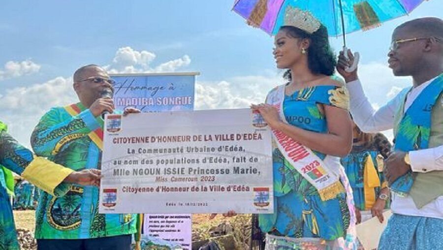 Elog Mpo’o: Miss Cameroun 2023 citoyenne d’honneur d’Edéa