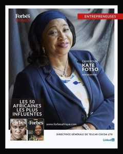Kate Fotso Classement Forbes 2023 People237, Cameroun Actuel