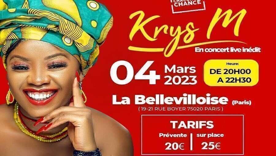Concert: Krys M aura sa chance ce 04 mars à Paris